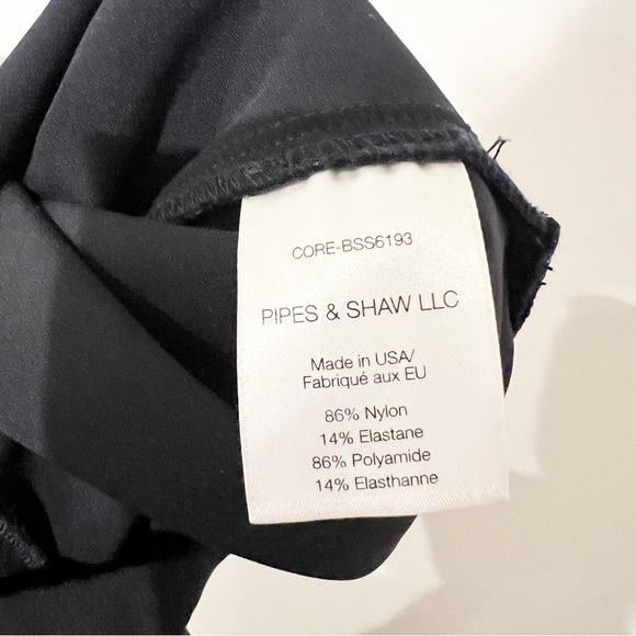 Veronica Beard Zip Back Scuba Navy Blue Fitted Capsule Coordinate Pants size 6 - Picture 11 of 12